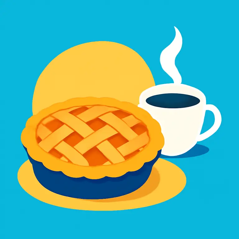 Вкусный пирог - обложка пазла