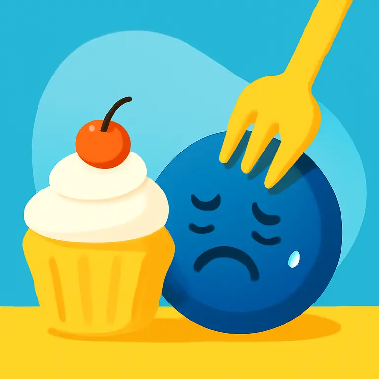 Вкусный стресс - обложка пазла