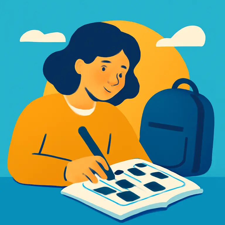 Студенческий семестр - обложка пазла