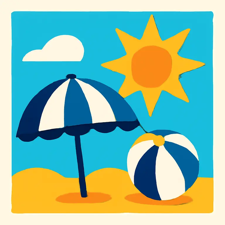 Жаркое лето - обложка пазла