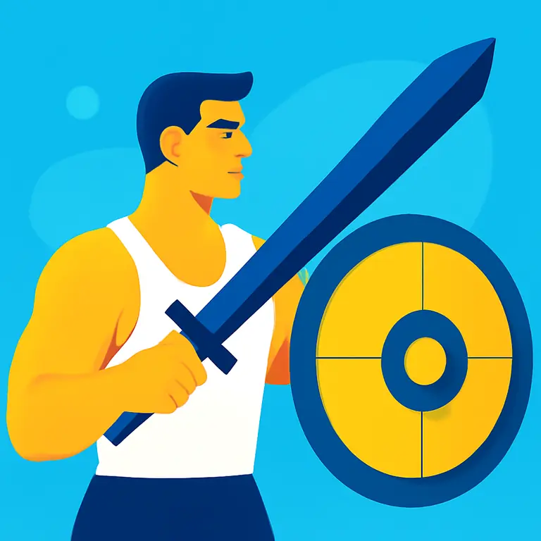 Атлетика битвы - обложка пазла