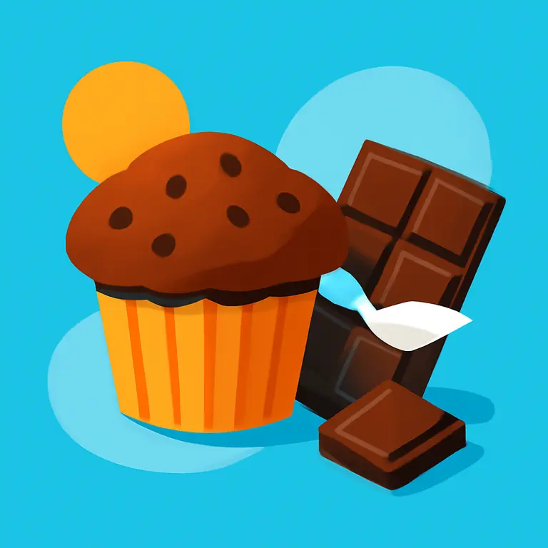 Шоколадный Кекс - обложка пазла