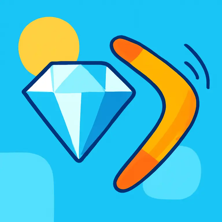 Алмаз и Бумеранг - обложка пазла