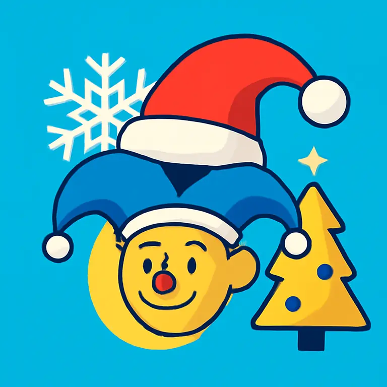 Новогодний Джокер - обложка пазла