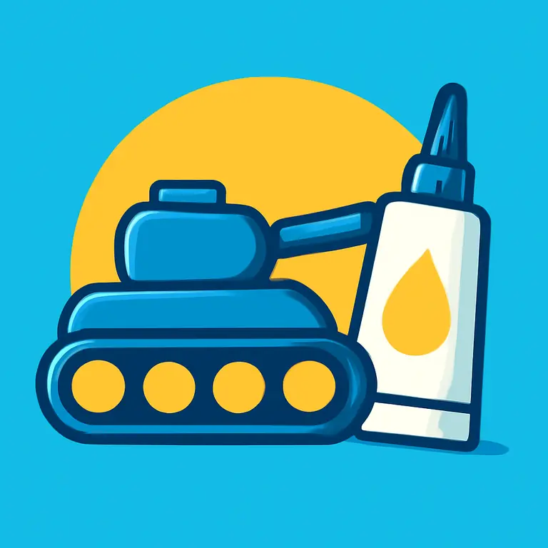 Танки и клей - обложка пазла