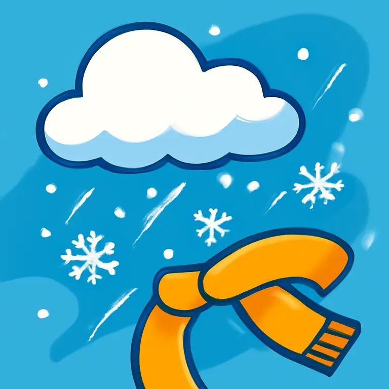 Снежная буря - обложка пазла