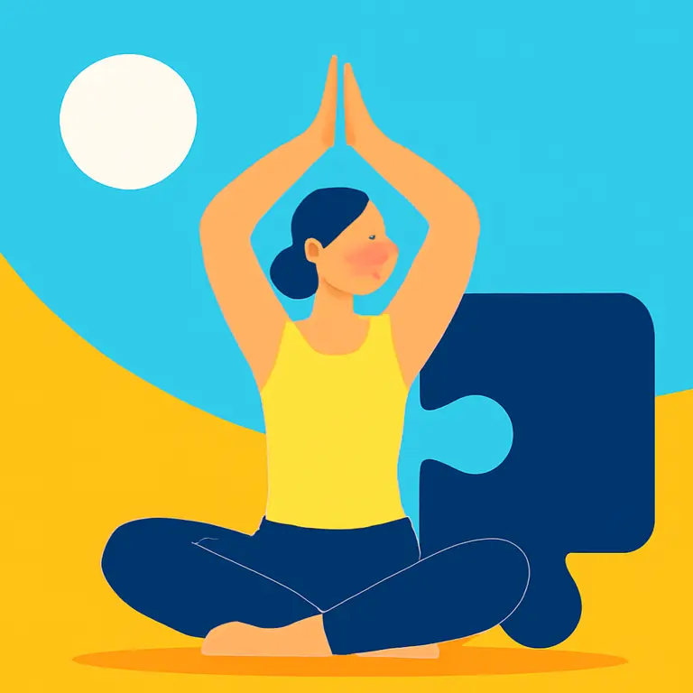 Йога и Анализ - обложка пазла