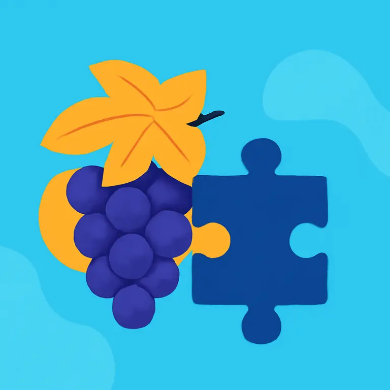 Виноградный монтаж - обложка пазла