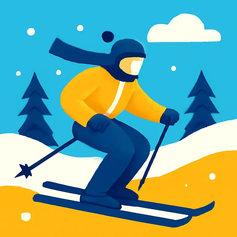 Зимний Спорт - обложка пазла