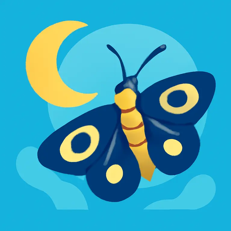 Лунный мотылек - обложка пазла