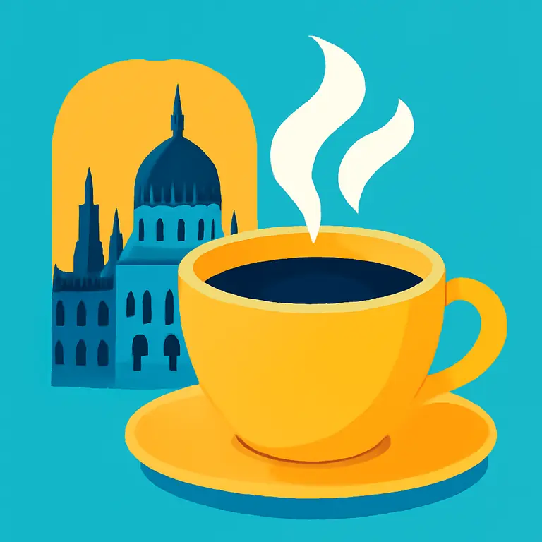 Будапешт Кофеин - обложка пазла