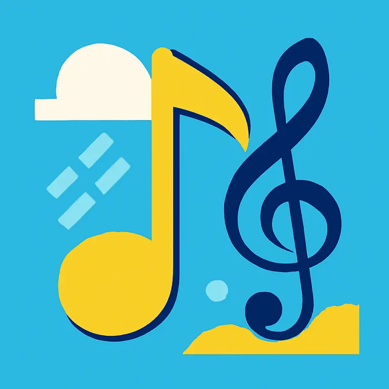 Музыкальный ритм - обложка пазла