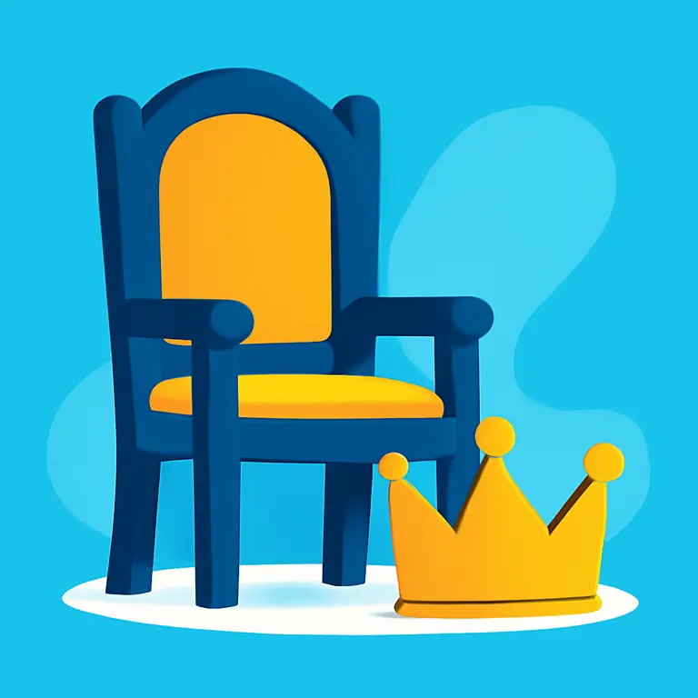 Упрямый трон - обложка пазла