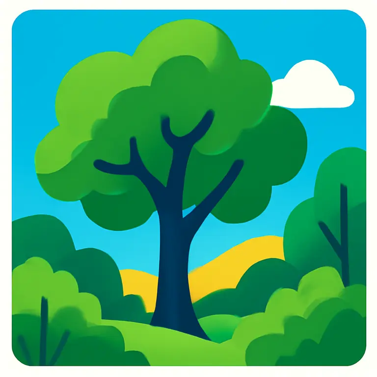 Зеленая роща - обложка пазла