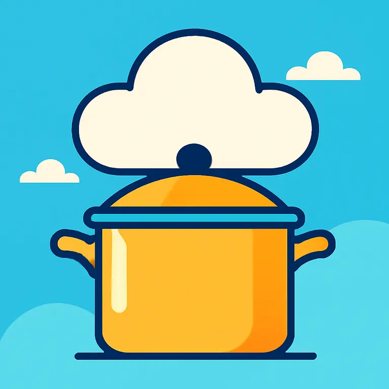 Кухня и небо - обложка пазла