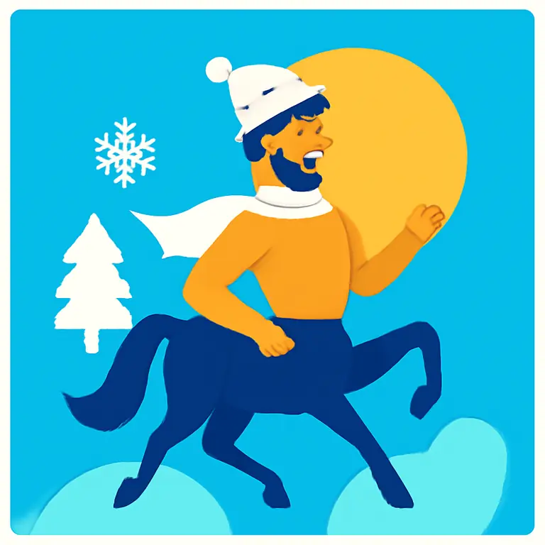 Зимний Кентавр - обложка пазла