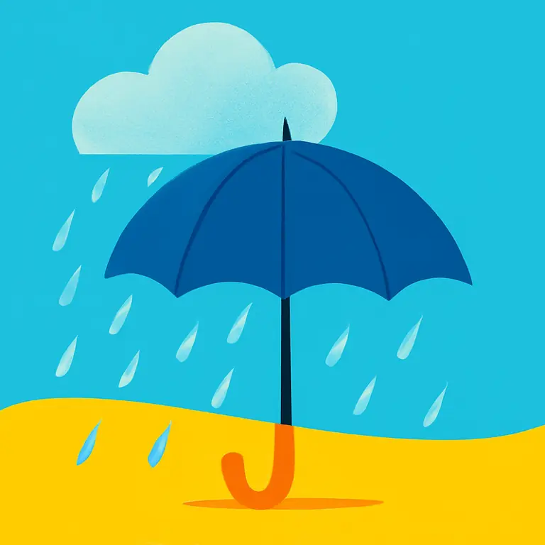 Холодный дождь - обложка пазла