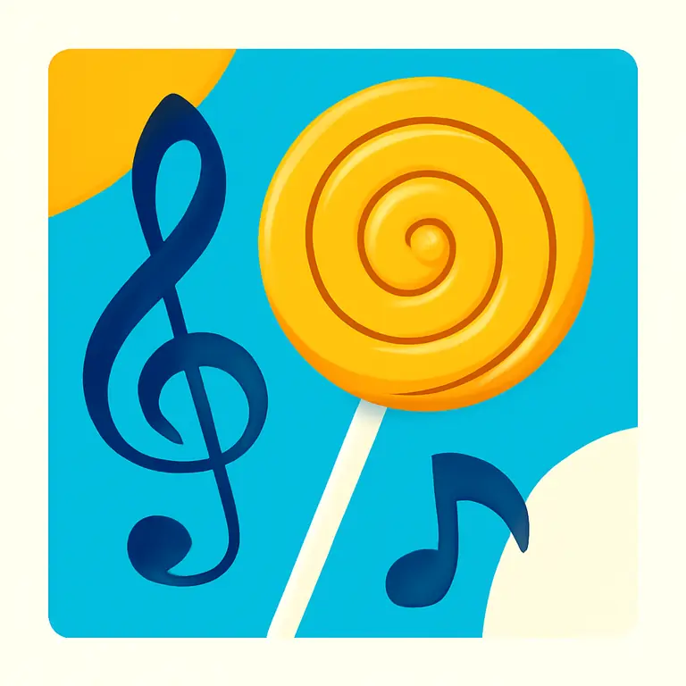 Музыкальные сладости - обложка пазла