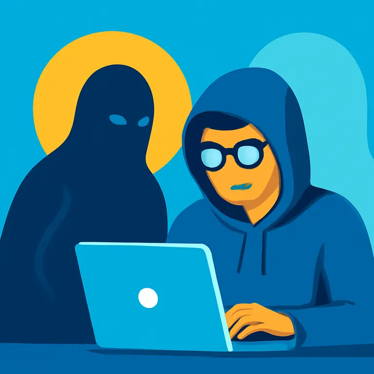 Тьма и Хакер - обложка пазла