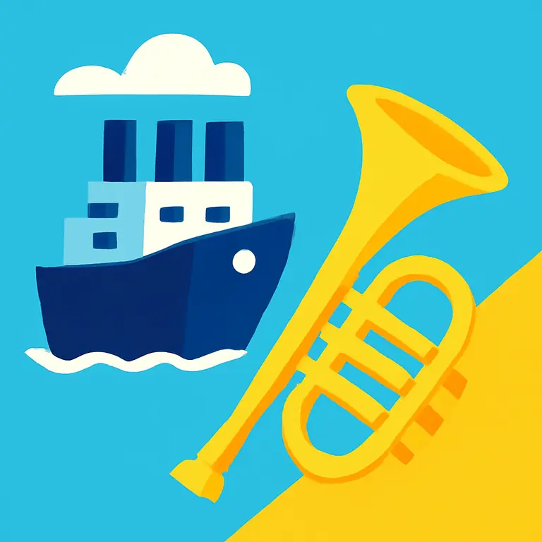 Флот и Музыка - обложка пазла