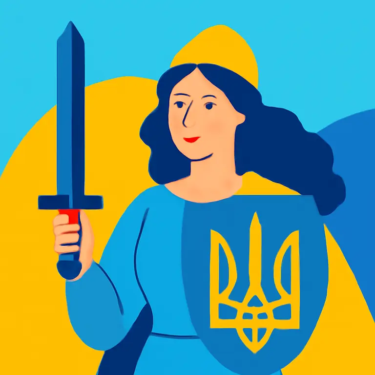 Героиня Киева - обложка пазла