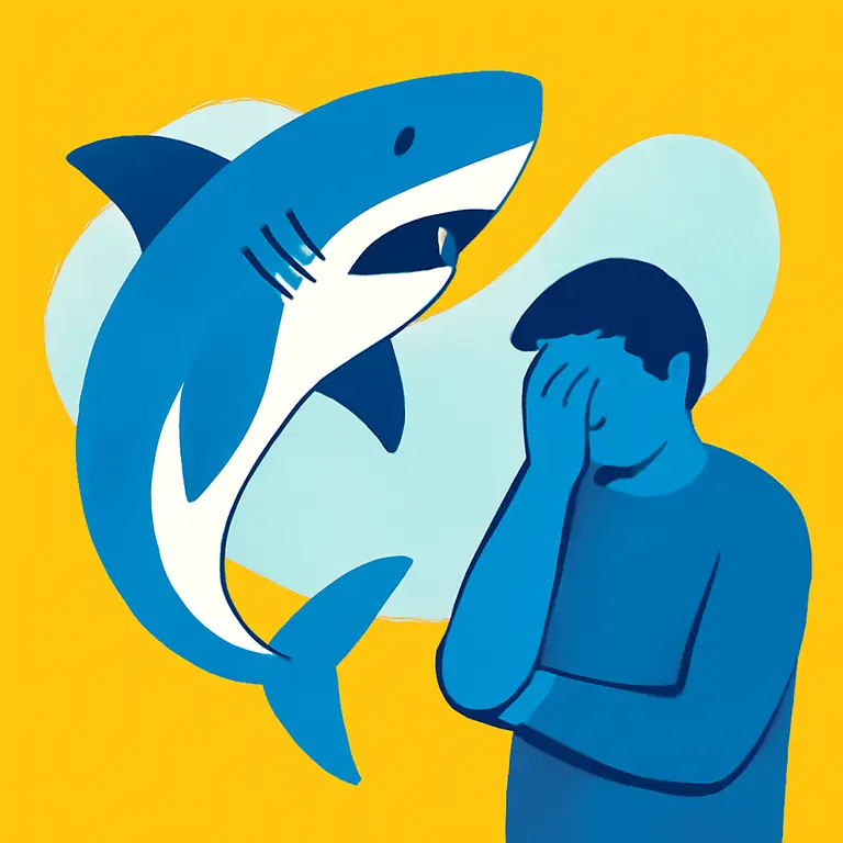 Акула и стыд - обложка пазла