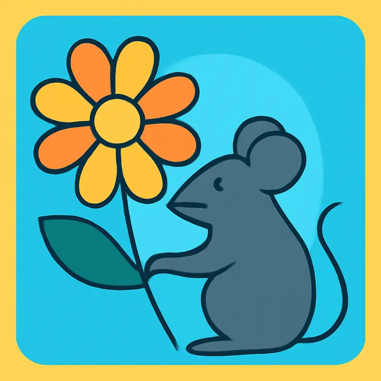 Цвет и Крыса - обложка пазла