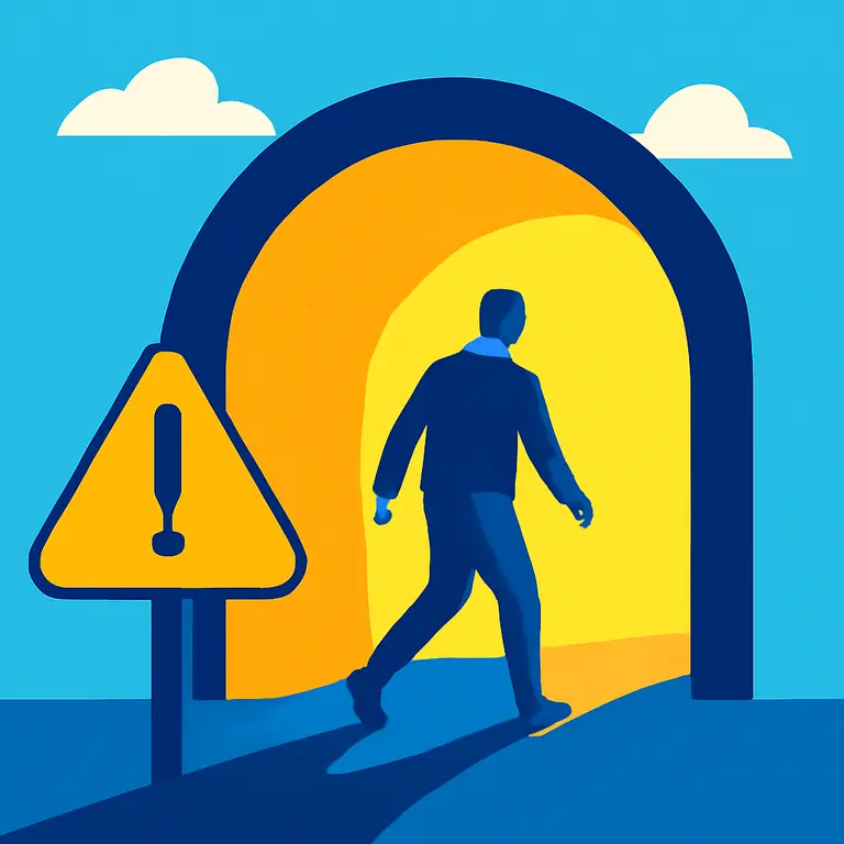 Опасный туннель - обложка пазла