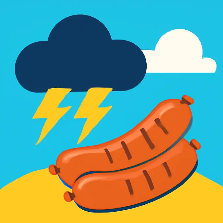 Гроза и Сосиски - обложка пазла