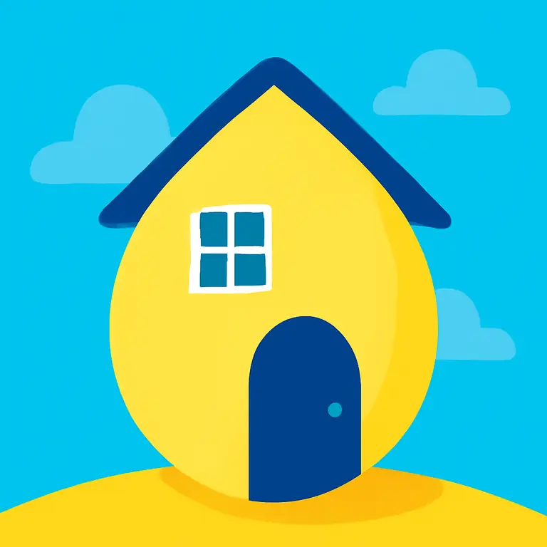 Дом Яйцо - обложка пазла