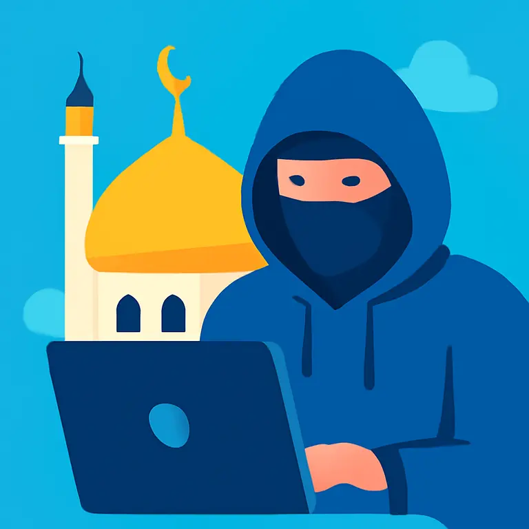 Восток и Хакер - обложка пазла