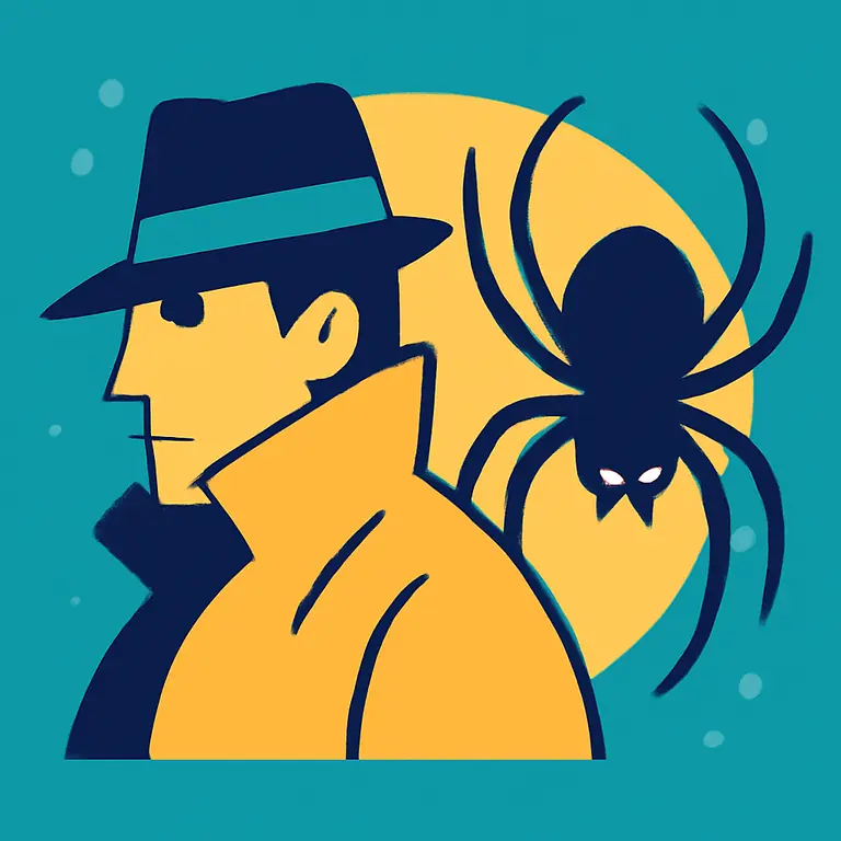 Шпион и Паук - обложка пазла