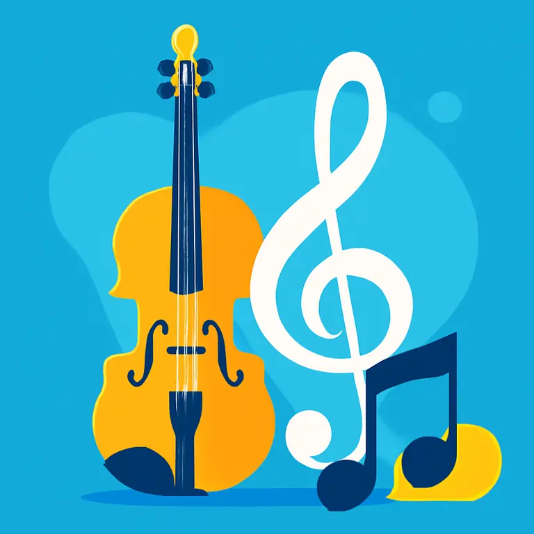 Музыкальная гармония - обложка пазла