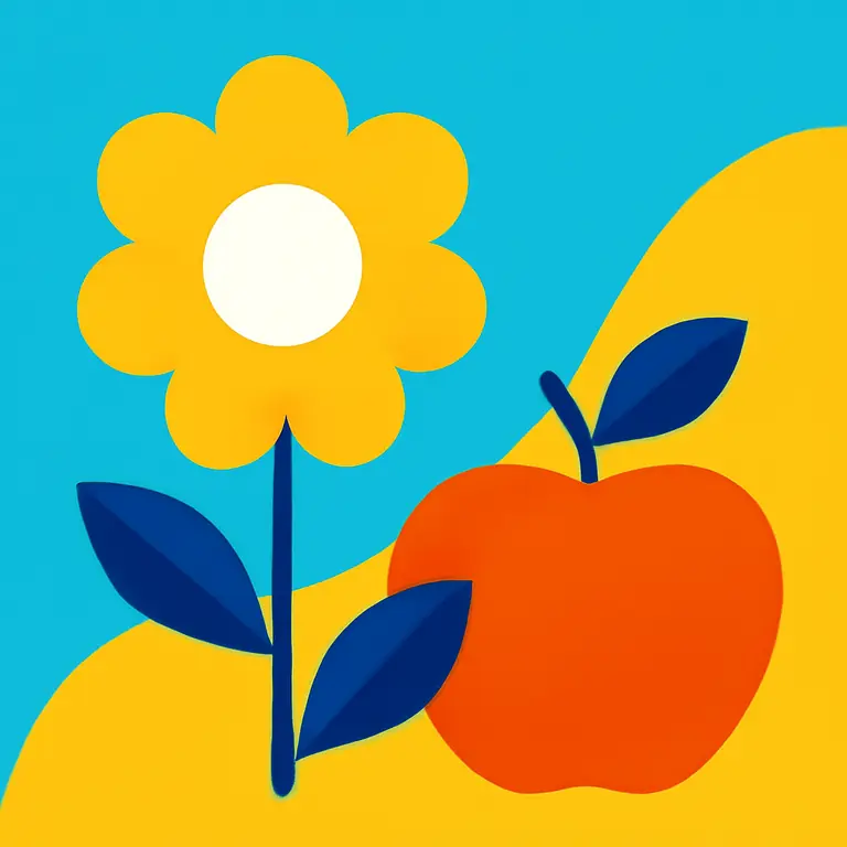 Цветок и плод - обложка пазла