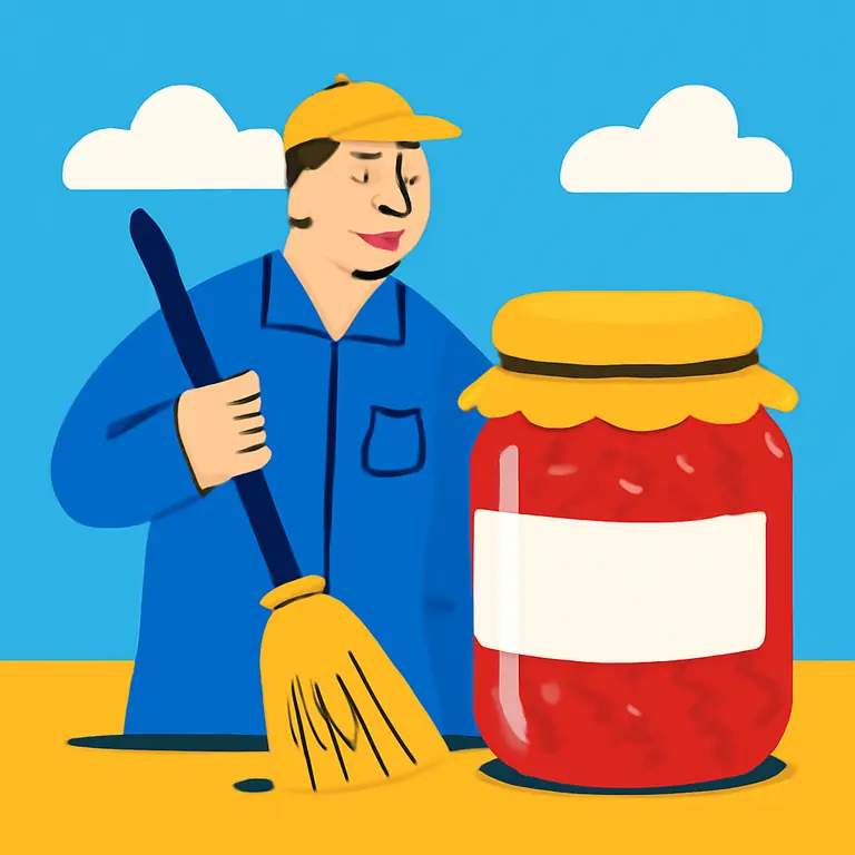 Дворник и Джем - обложка пазла