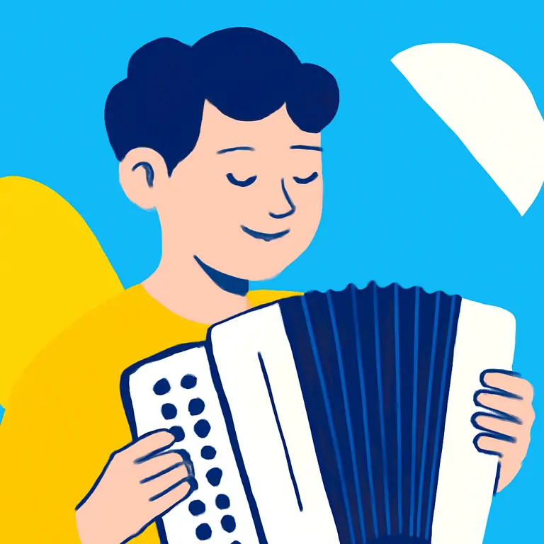 Юность и Гармошка - обложка пазла