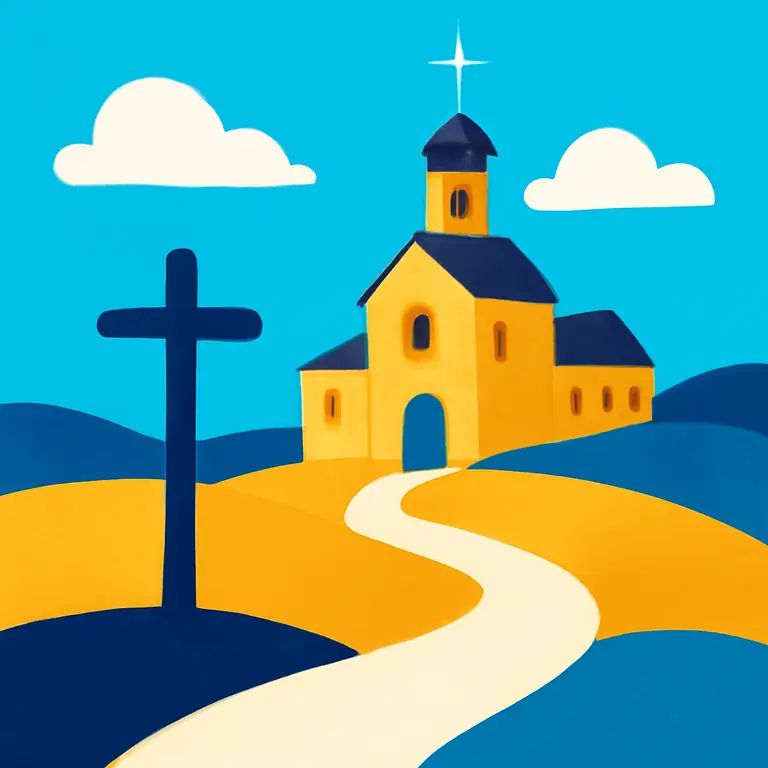 Монастырский путь - обложка пазла