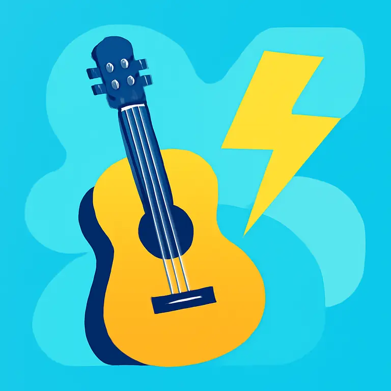 Гитарный драйв - обложка пазла