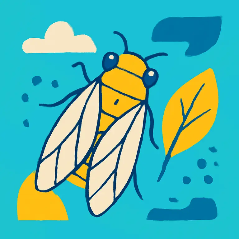 Жужжащие цикады - обложка пазла