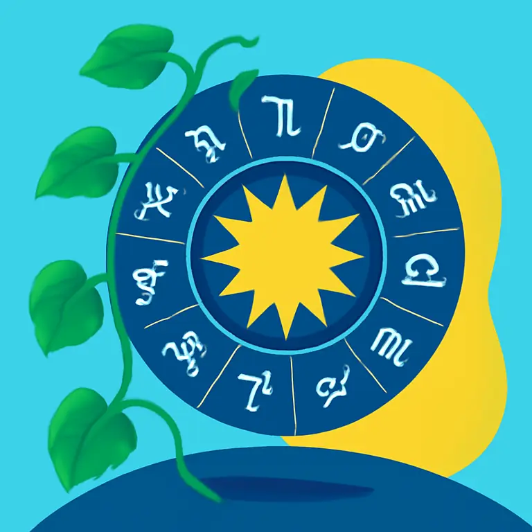 Лианы и Гороскоп - обложка пазла