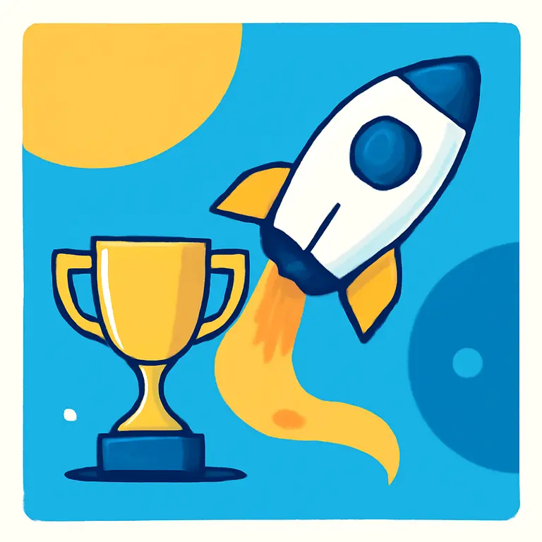 Финал и ракета - обложка пазла