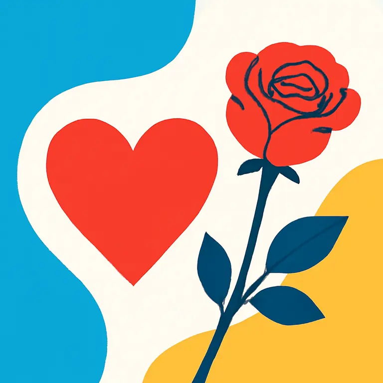 Алая страсть - обложка пазла