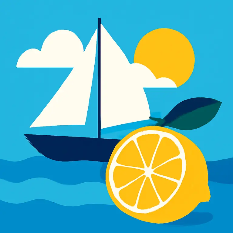 Свежесть и Яхта - обложка пазла