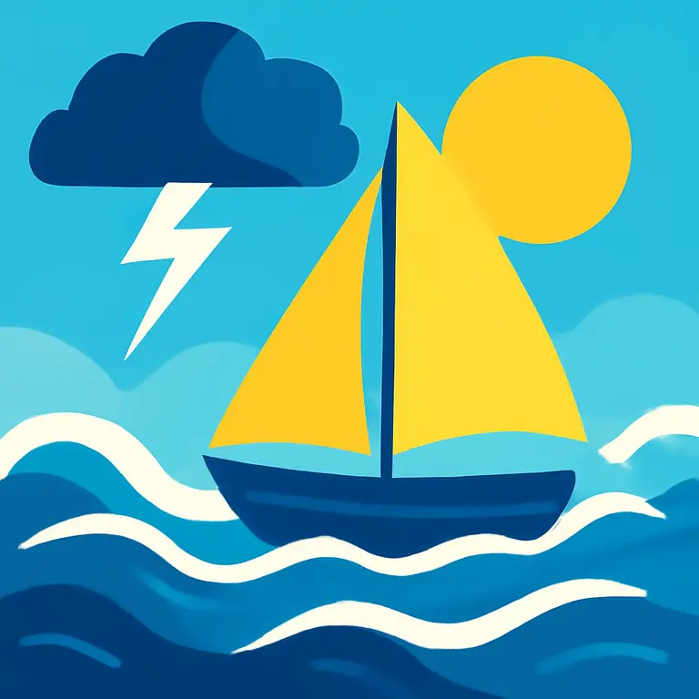 Буря и отлив - обложка пазла