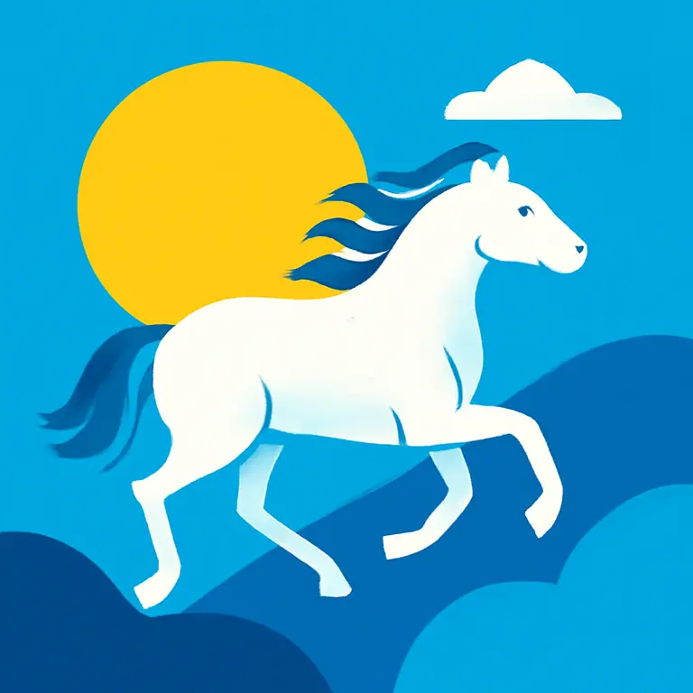 Серебряный галоп - обложка пазла