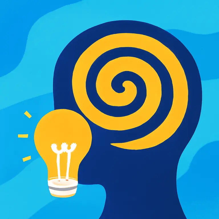 Водоворот мысли - обложка пазла