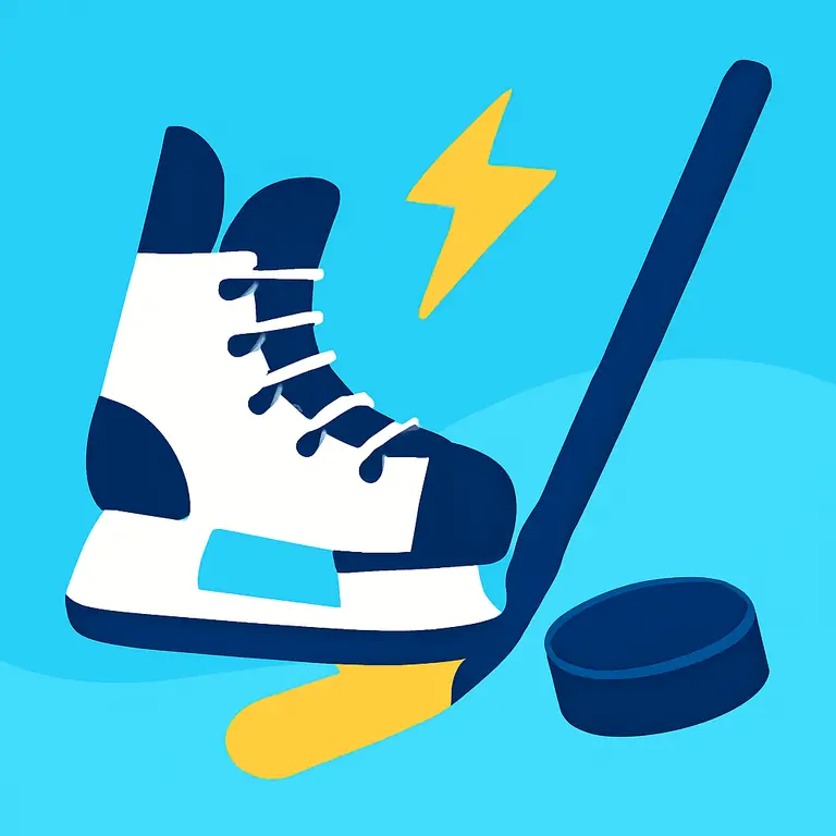 Хоккейный шторм - обложка пазла