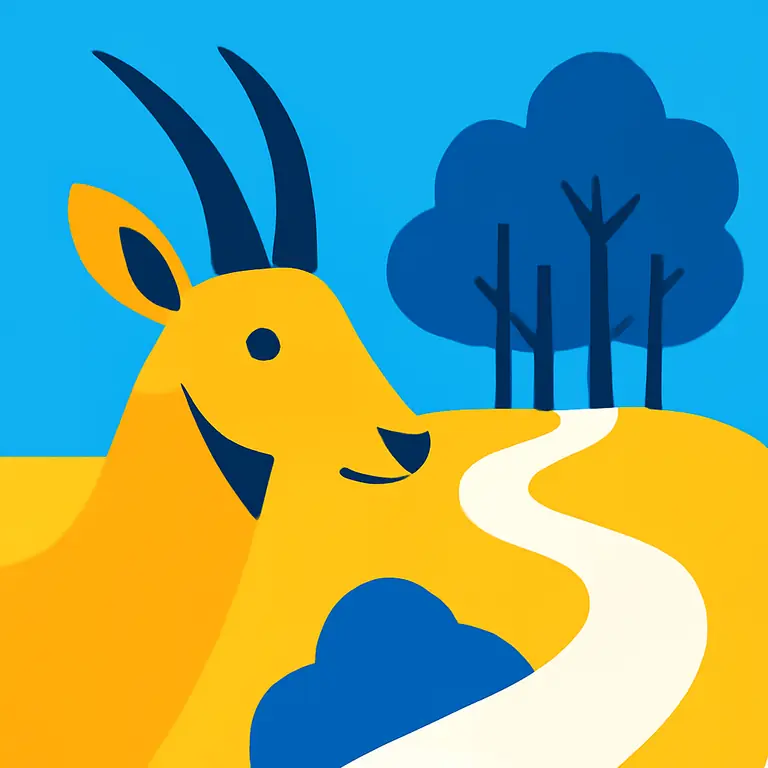 Антилопа и Опушка - обложка пазла