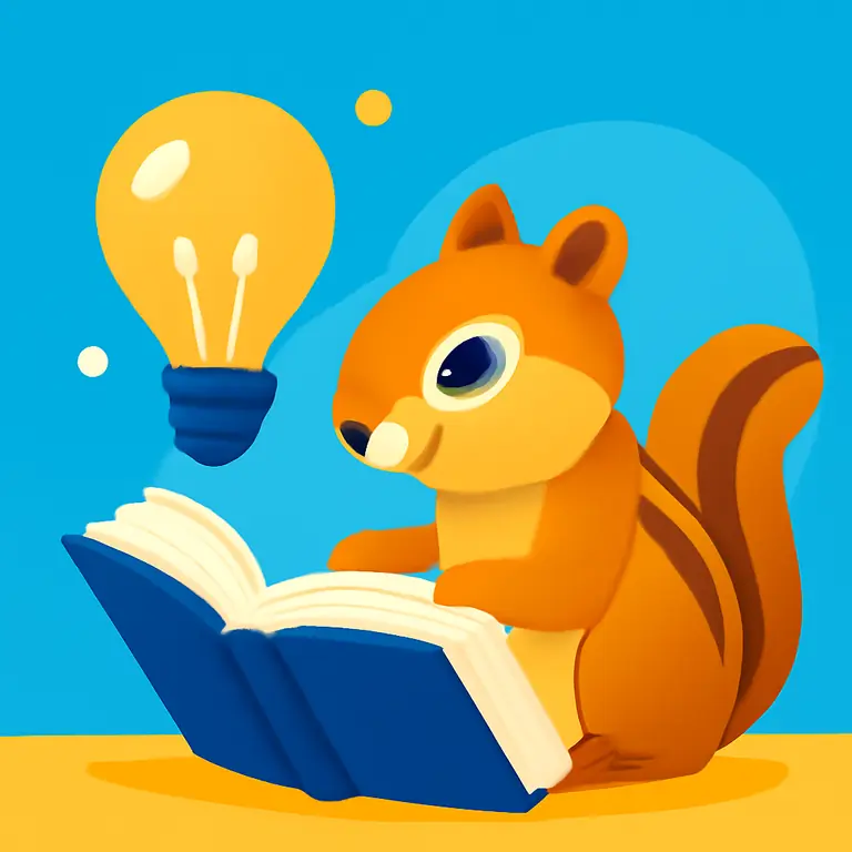 Бурундук и Знания - обложка пазла