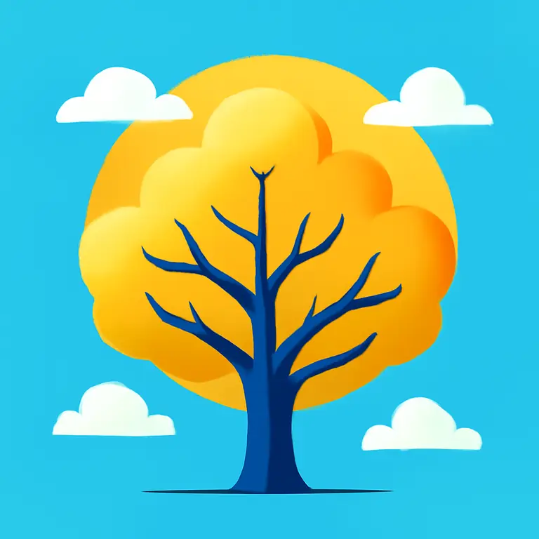 Небесный лес - обложка пазла